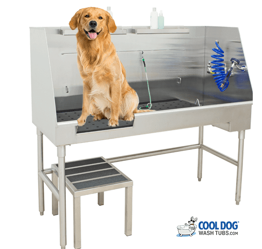 Dog Wash Tub Pro Series Perpendicular Access Tub Kit